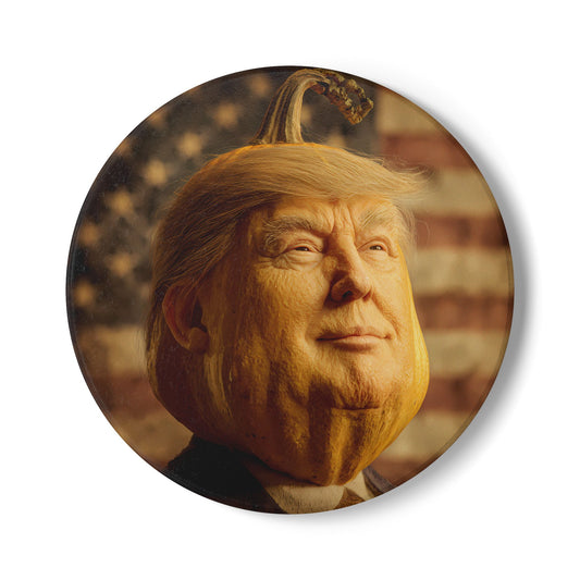 Orange Man coaster set round (set of 4)